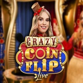 Crazy Coin Flip logo by Evolution at GQbet CasinoCrazy Coin Flip