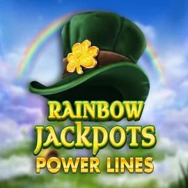 Rainbow Jackpots Power Lines slot visual from Red Tiger Gaming available on gq-bets.nl