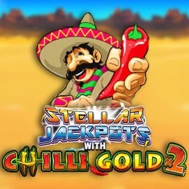 Stellar Jackpots with Chilli Gold x2 slot logo by Lightning Box Game at GQbet Casino